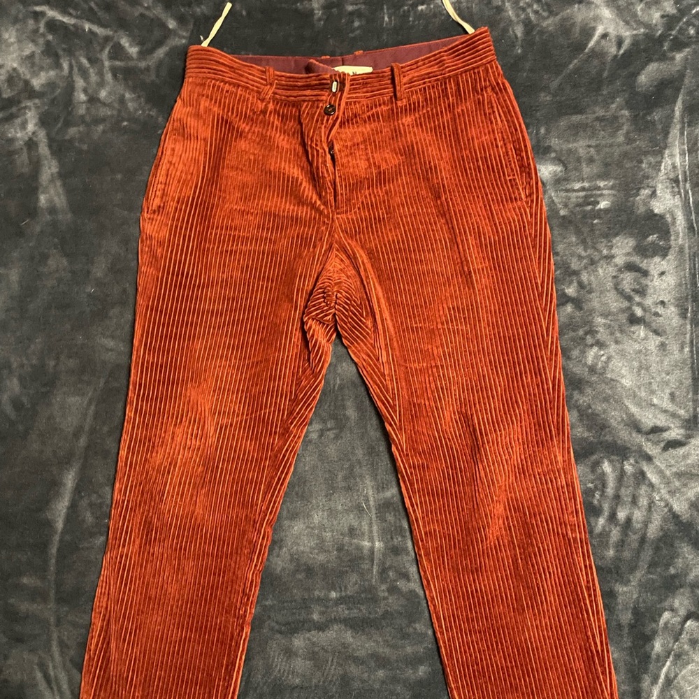 Marni Burgundy Corduroy Pants